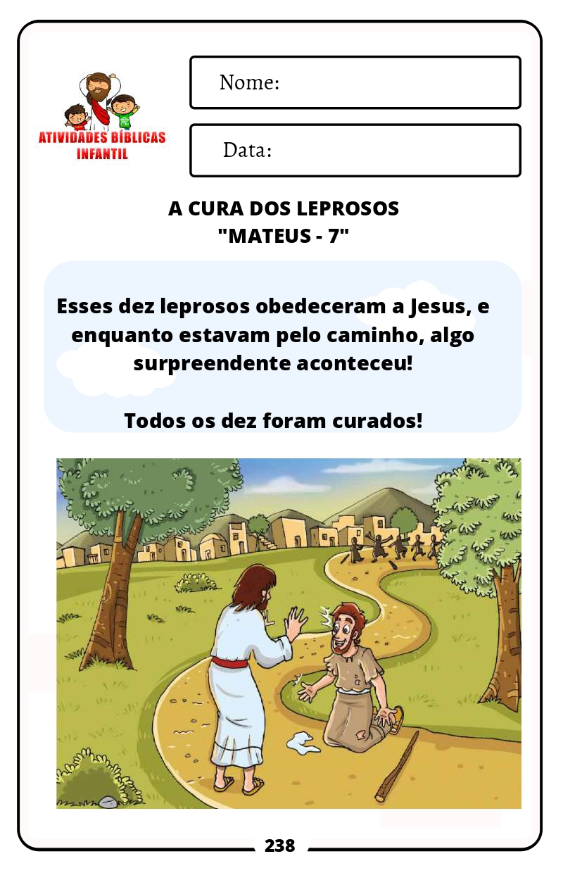 Os 10 Mandamentos – atividade para ministério infantil