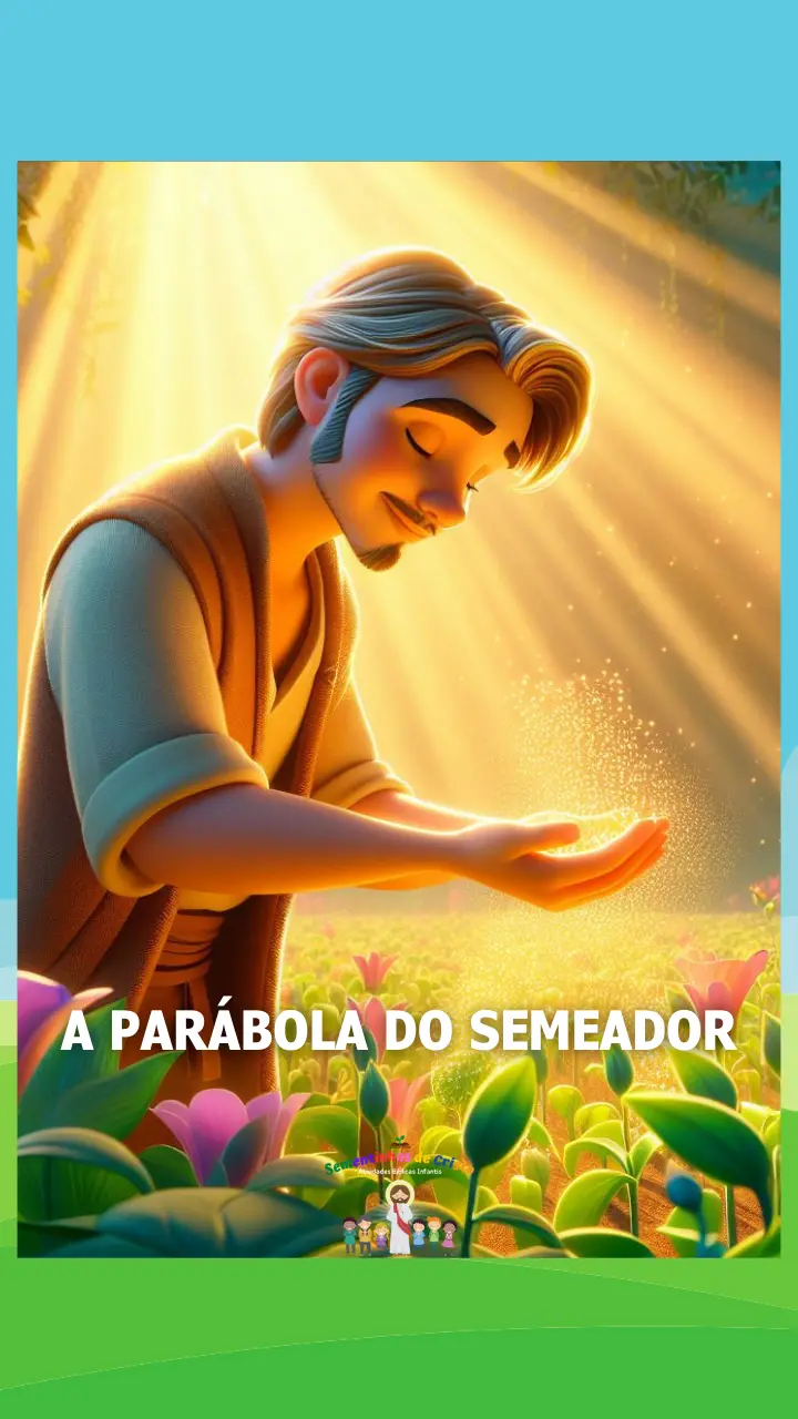 Página de colorir bíblica para crianças