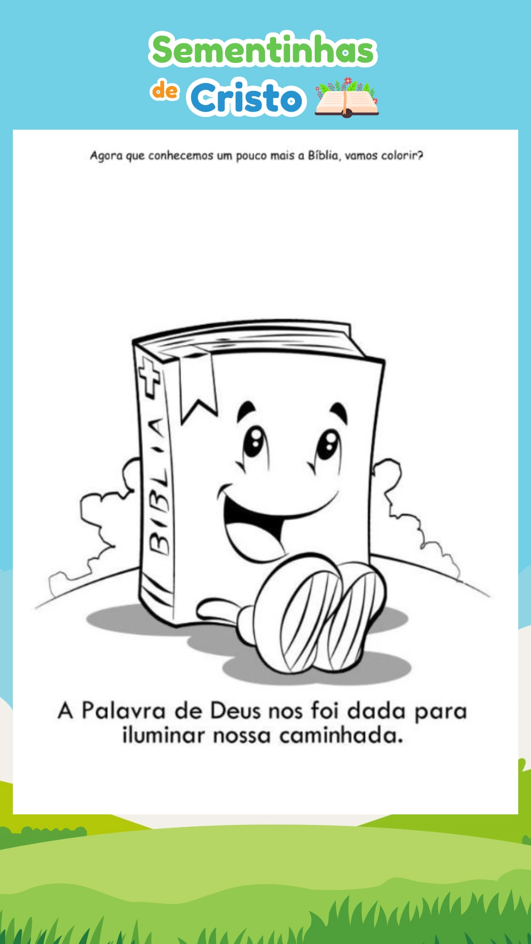 Atividade para escola dominical – kit bíblico