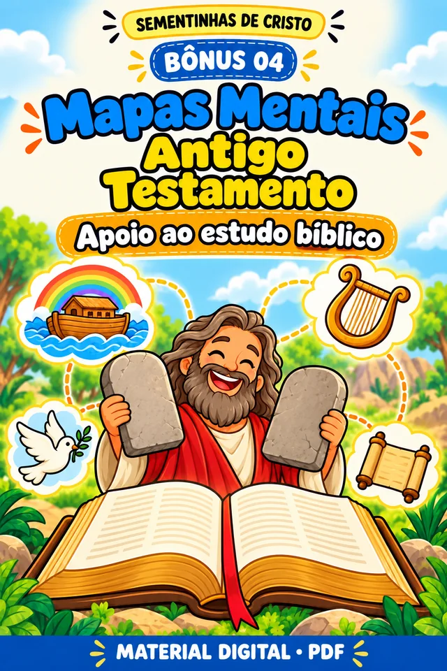 Capa do bônus Mapas Mentais · Antigo Testamento